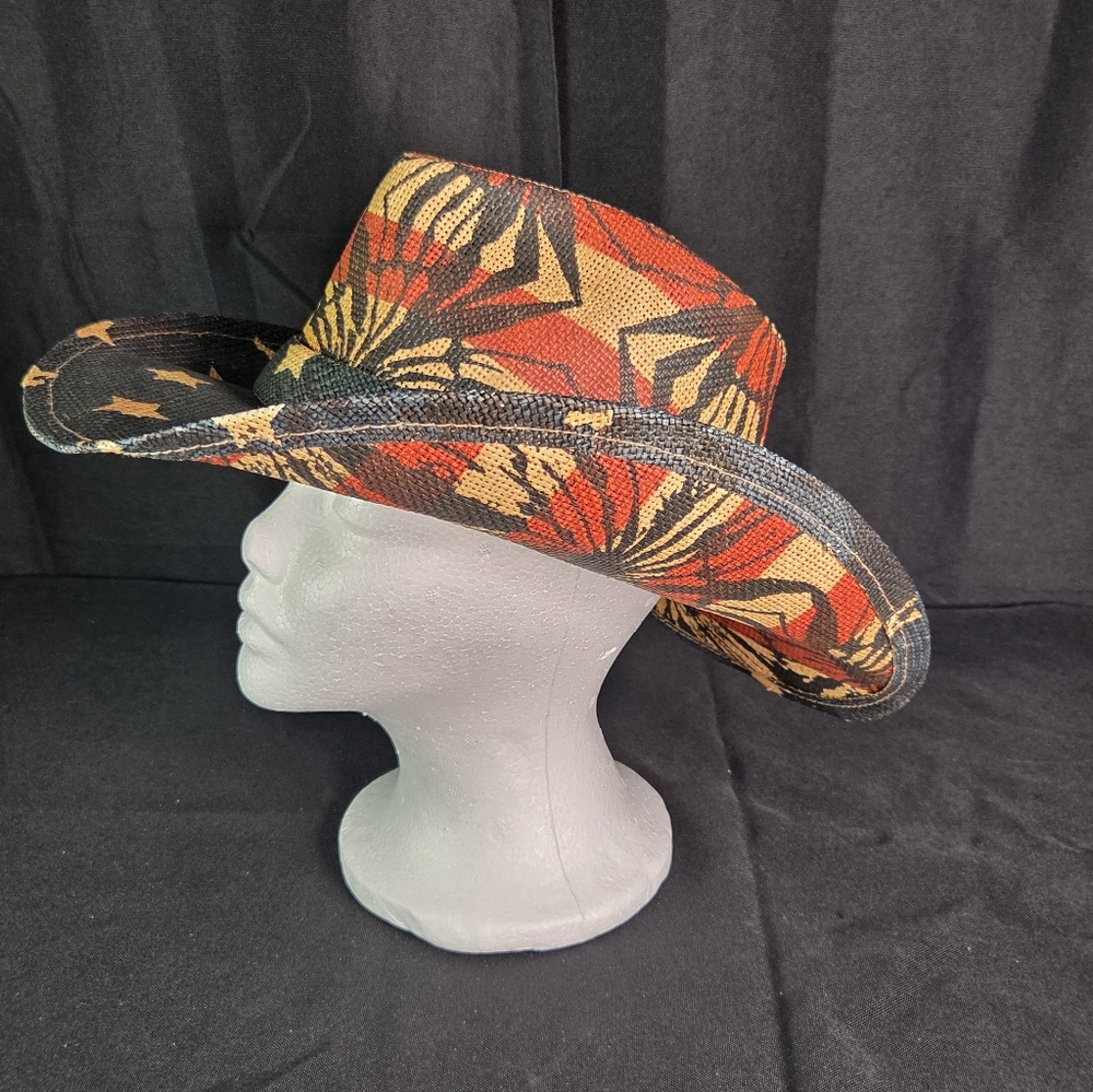 Red & Blue Cowboy Hat By Goldcoast Sun Hats